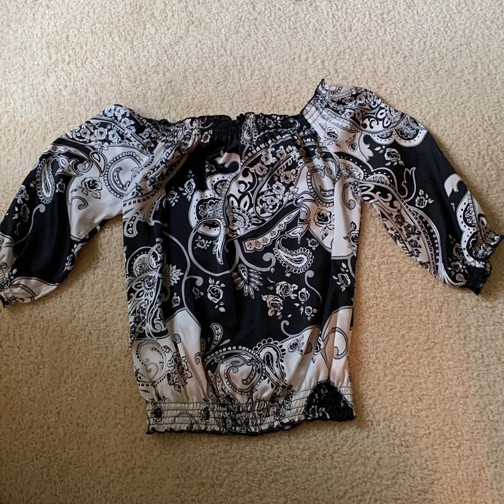 White House Black Market Silk Top